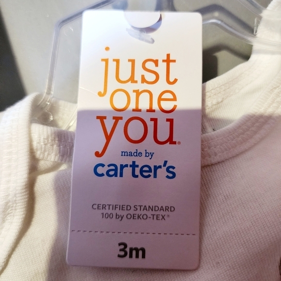 NWT CARTER'S 2-Piece "Snow Much Love" Baby Winter Outfit 3M White Grey Christmas - Picture 7 of 8